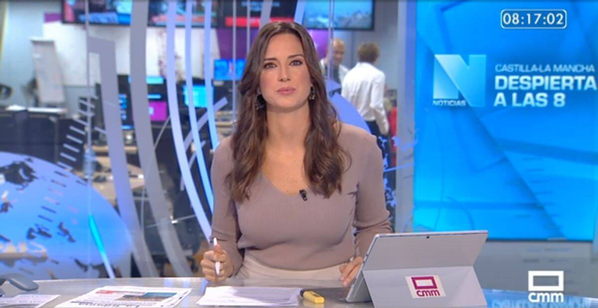 Laura Izquierdo presenta los informativos de Castilla-La Mancha Media