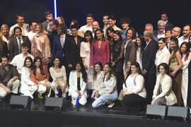 La Reina Letizia ha presidido el concierto EmociónArte en el Teatro Real